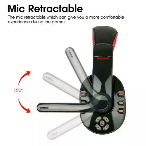 Wireless Gaming Headset Headphones With Mic Surround For PC Laptop One - Picture 3 of 11