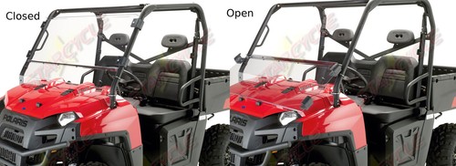 UTV Folding Windshield For 01-08 Polaris Ranger 500 Moose LEMA100-0012 - Picture 3 of 3