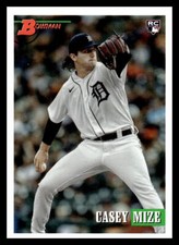 2021 Bowman Heritage Casey Mize  Rookie 41 Detroit Tigers