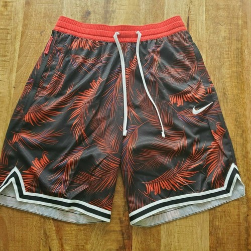 Nike Mens Dri-FIT DNA Floral Basketball Shorts Red AR1321-657 - Picture 3 of 7