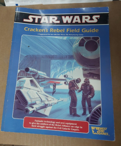 1991 West End Games Star Wars Cracken's Rebel Field Guide juegos de rol SC - Imagen 1 de 3