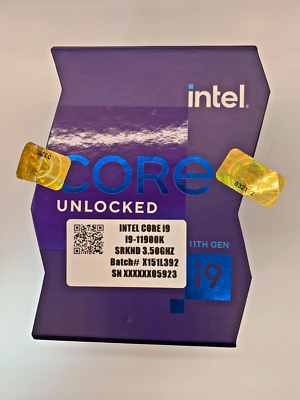 INTELECTION - 未開封 Intel Core i9-11900K BOX LGA1200 INTELECTION - 未開封 Intel Core i9-11900K BOX LGA1200の通販