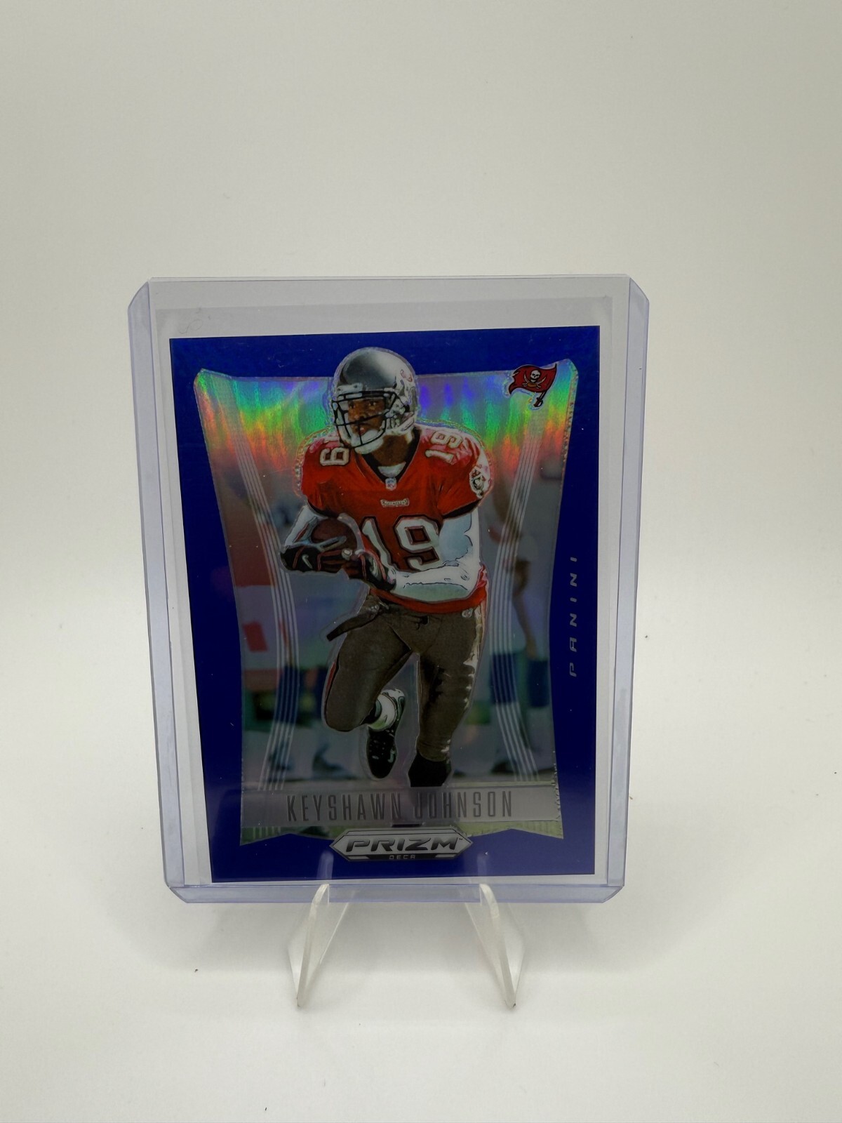 2024 Panini Prizm Deca - Keyshawn Johnson #279 BLUE PRIZM 128/149 - Buccaneers