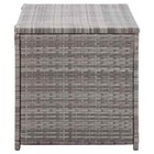 NNEVL Garden Storage Box Poly Rattan 100x50x50 cm Grey