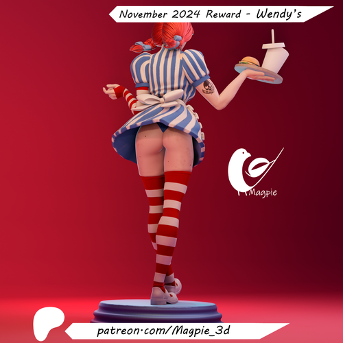 Wendy's Pin Up Girl Unpainted resin figure 1/24 scale / 75 mm - Picture 2 of 2