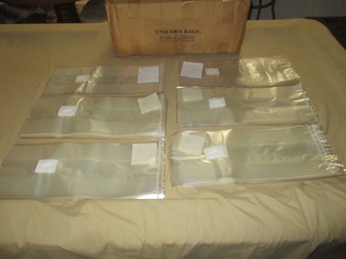 215 Mushroom Grow Bags Unicorn 14A .5 Micron Filter 8"5'x19 2.2mil Polypropylene