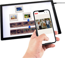 MAFUEAY Slide Viewer Light Box, for Viewing Scanning Negatives and Slides, Artis