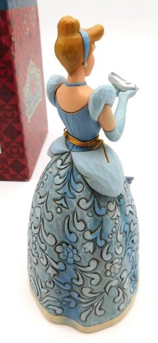 Enesco Jim Shore Disney Traditions Cinderella Dreaming for a Prince Figurine Box - Picture 6 of 8