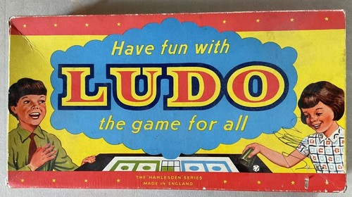 Collectable Vintage Harlesden Series “Ludo” Board Game (#B) - Picture 2 of 23