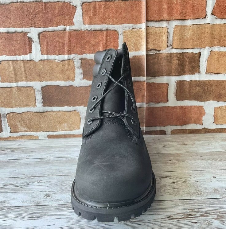 New Women’s Timberland Waterville 6in WP Boot black NUBUCK SZ 7.5 image 5