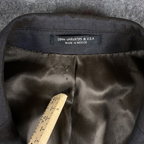 Blazer John Varvatos uomo 42 lungo marrone lana cappotto sportivo due bottoni giacca casual - Foto 16 di 16