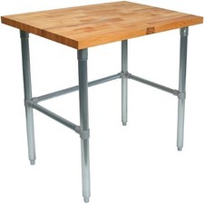 wooden prep table pastry work item john boos jnb16 72 work table wood top ebay wooden prep table pastry work item john boos jnb16 72 work table wood top ebay