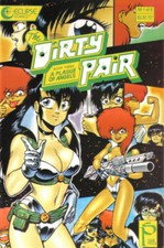 The Dirty Pair Book Three: A Plague of Angels Comic Book #1 Eclipse 1990 VFN+