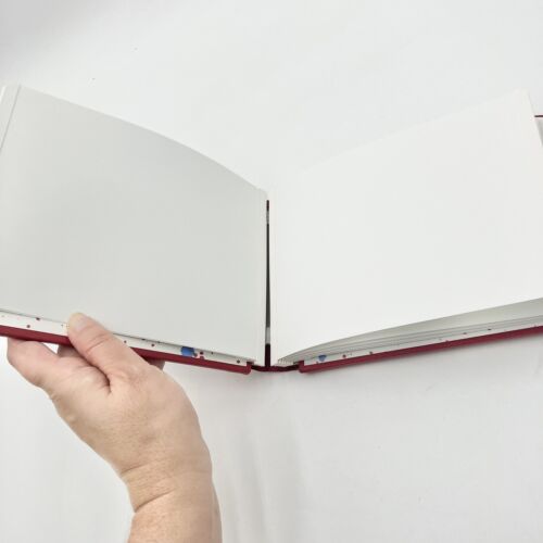 Creative Memories CM Scrapbook Flex Hinge Album 5x7 Jazzy Red Blue Foil w/Pages - Picture 5 of 10
