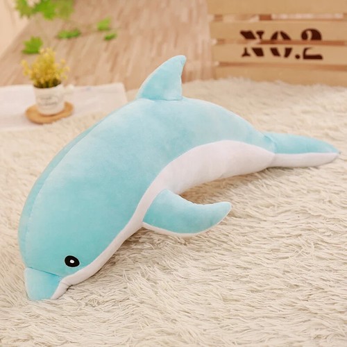 Plush Dolphin Toys Stuffed Girls Dolls Soft Christmas Birthday Gift for Children - Picture 21 of 26