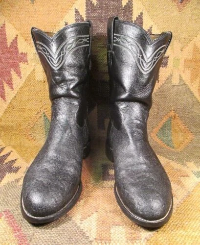 Calzado Vintage Negro Justin Boots para hombres