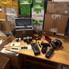 Minolta XG-7 Camera Plus Case Accessories Tested Working See Pics