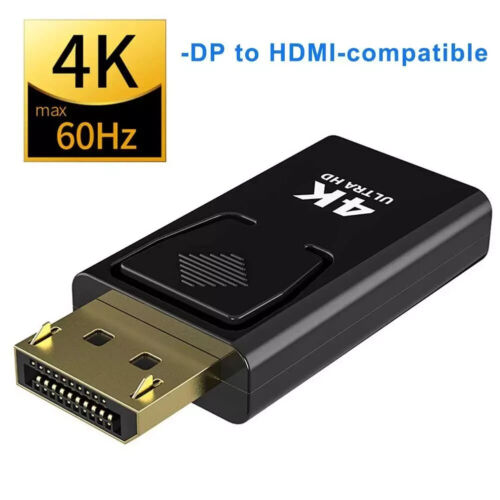 Display Port DP Male To HDMI Female Adapter Converter Stick 4K FULLHD PC HDTV PS - Bild 9 von 9