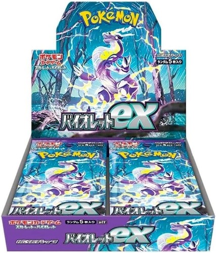 Pokemon Juego de Cartas Escarlata y Violeta Violeta ex CAJA Paquete de Expansión sv1V Japonés - Imagen 16 de 24