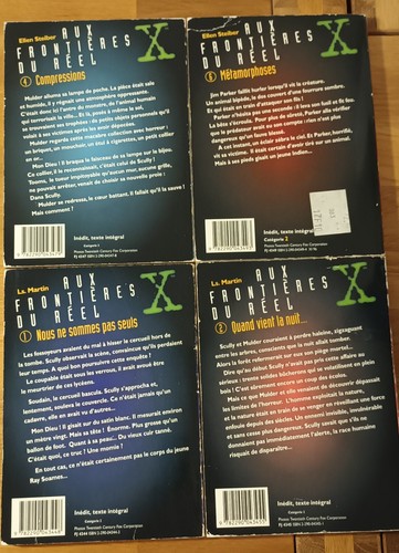 Lot 4 livres Aux frontières du réel X-files - j'ai lu Tomes 1 2 4 6 - Picture 2 of 2
