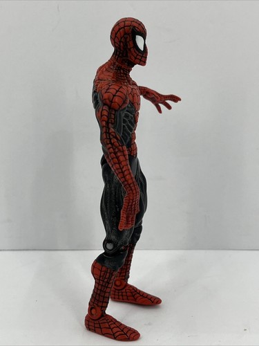 SPIDER-MAN ACTION FIGURE SNEAK ATTACK FLIP N TRAP TOY BIZ 97 MARVEL Black & Red - Picture 4 of 6