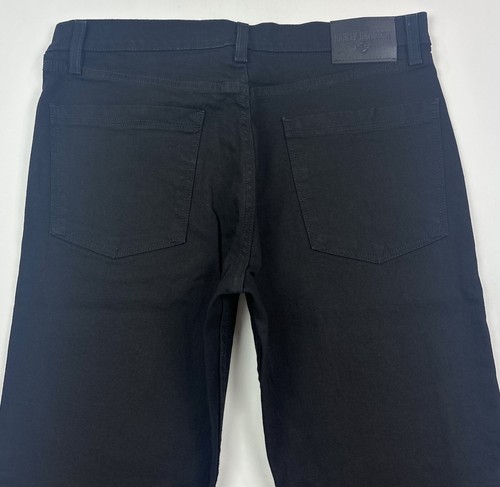 Harley Davidson Straight Leg Mens 36x32 Black Jeans Stretch HD Denim - Picture 5 of 10