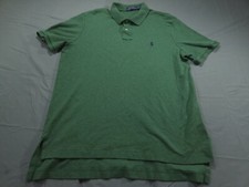 Camisa Polo Ralph Lauren Para Hombres Grande Verde Poni Azul Cola de Tenis Preppy