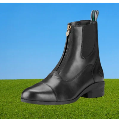 Ariat Heritage Zip Paddock, Ariat Leder Stiefelette, Reitstiefelette schwarz