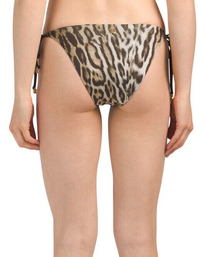 Bikini Nuovo con Etichette Roberto Cavalli Taglia M (media) Stampa Leopardata Fondo Triangolo - Foto 13 di 13