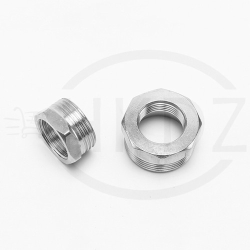 Stainless Steel Male to Female Thread BSP Reducing Bushes Adapter Water Oil Air - Picture 6 of 19