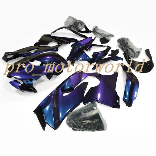 Chameleon Blue Purple Fairing Kit For Kawasaki Ninja ZX10R 21-2024 Bodywork Set - Picture 3 of 4