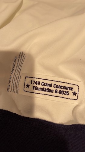 VINTAGE NIKE NY AMERICANS 1749 GRAND CONCOURSE FOUNDATION 8-8035 SWEATER 3XLTTT - Picture 8 of 12