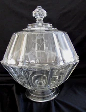 EAPG: Bryce, Higbee & Co. - "SPRIG" aka "ROYAL" - 10 inch Pedestal Compote