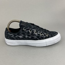 CONVERSE ALL STAR Black Low Top Sneakers Trainers Shoes Size EU36.5 UK4