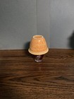 Petite glass Mushroom Ornament Statue handmade Out/in Garden Yard Desk Art