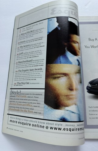 Esquire Magazine January 2000 1999 Dubious Achievements Trump Kenneth Starr - Imagen 4 de 13