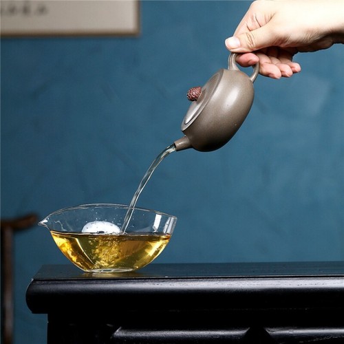 Handmade Tea Pot On Sales Marked Real Yixing Zisha Clay Ball Shaped Infuser Hole - Picture 9 of 9