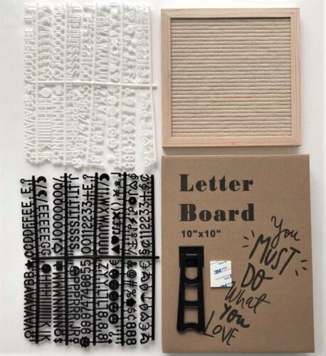 10*10 Felt Letter Message Board Gelt Letterboard Photo Frame With Bracket - Picture 31 of 32