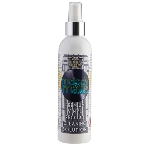 Melody Mate 250ml Anti-Static Vinyl Record Cleaner Fluid Spray & Cloth - Picture 2 of 6