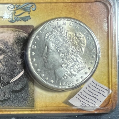 DÓLAR DE PLATA MORGAN 1898 ~"BART NEGRO" ~BONITA MONEDA~ CON HISTORIA - Imagen 3 de 4