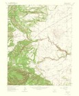 Topographical Map - Beulah Colorado Quad - USGS 1966 - 23 x 28.01