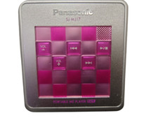 Panasonic SJ-MJ17 Pink MD Player Mini Disc From Japan Very Good