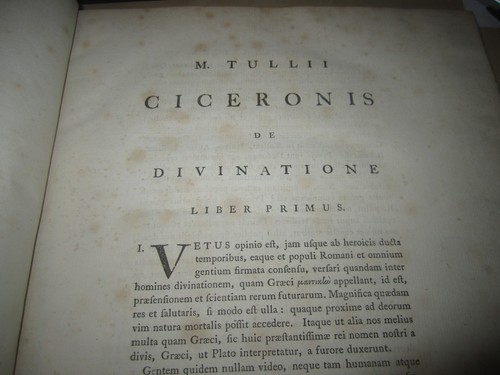 (1783) M Tullii Ciceronis Operum Philosophicorom Alter.  Works of Cicero LATIN  - Imagen 4 de 5