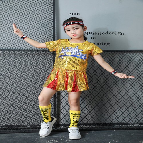 Fashion Boys Girls Sequins Jazz Dance Dress Costumes Ballroom Dancwear - Picture 36 of 145