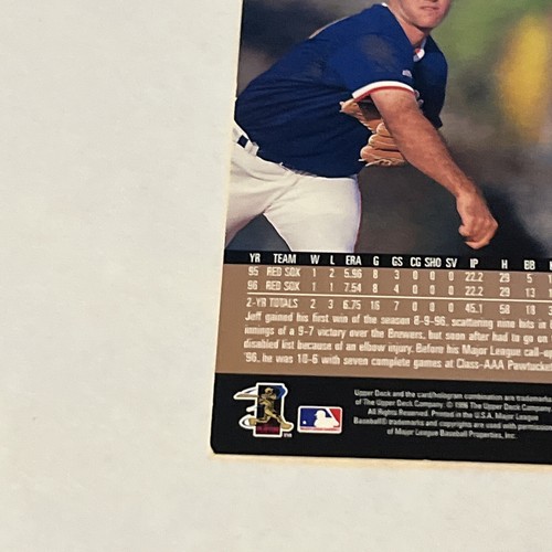 1997 Upper Deck - #28 Jeff Suppan - 第 10/10 張圖片