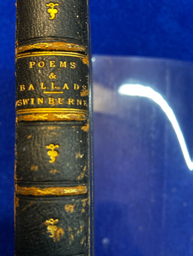 1866 SWINBURNE'S POEMS HARD COVER Poems & Ballads (First Series) - Picture 14 of 18