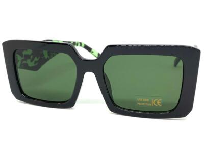 Elegant Black and Green Sunglasses Elegant View (Black/Green) – The Missing Piece main image 4
