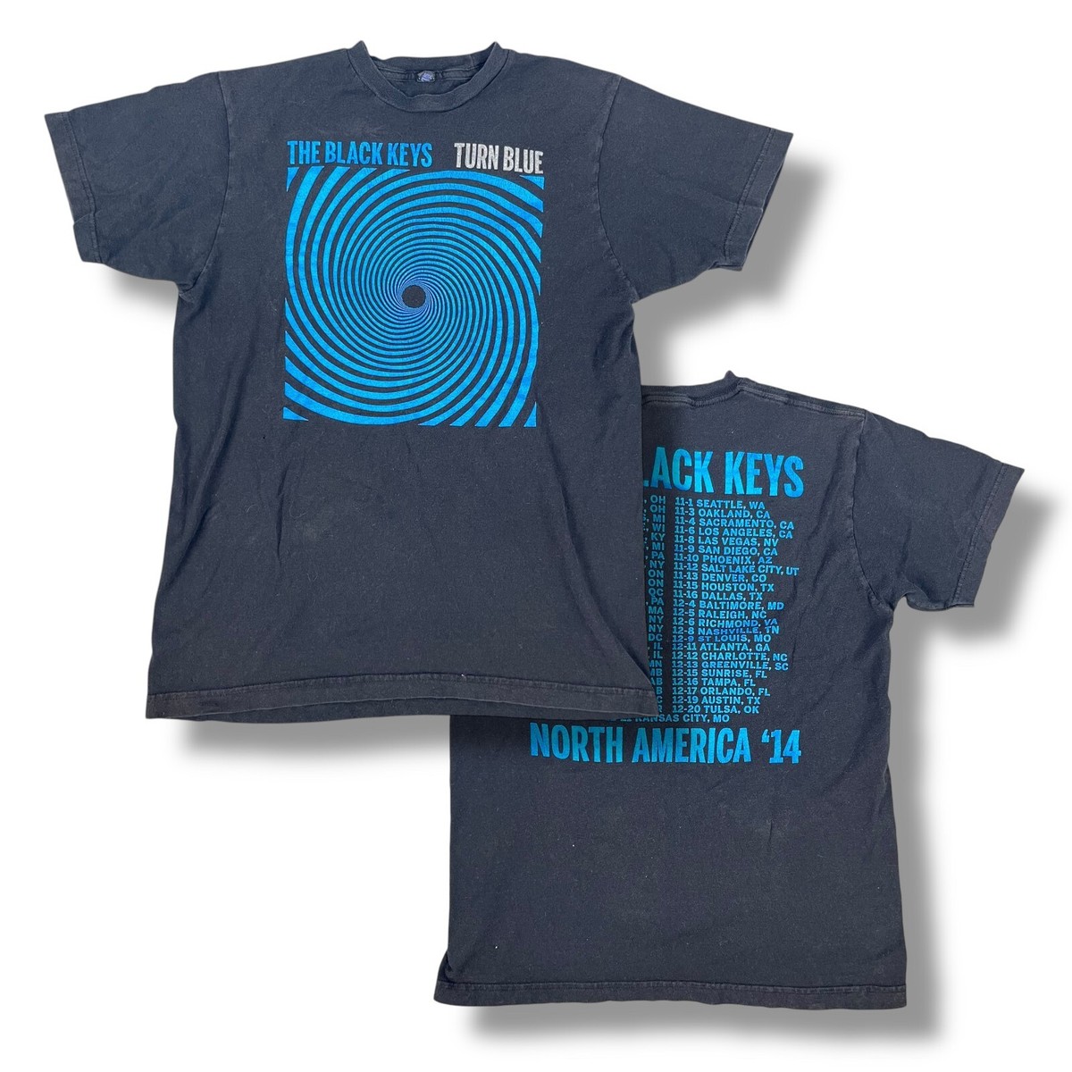 新品未使用　THE BLACK KEYS TOUR Tシャツ　サイズXL The Black Keys Turn Blue Tour Shirt 2014 Official Concert