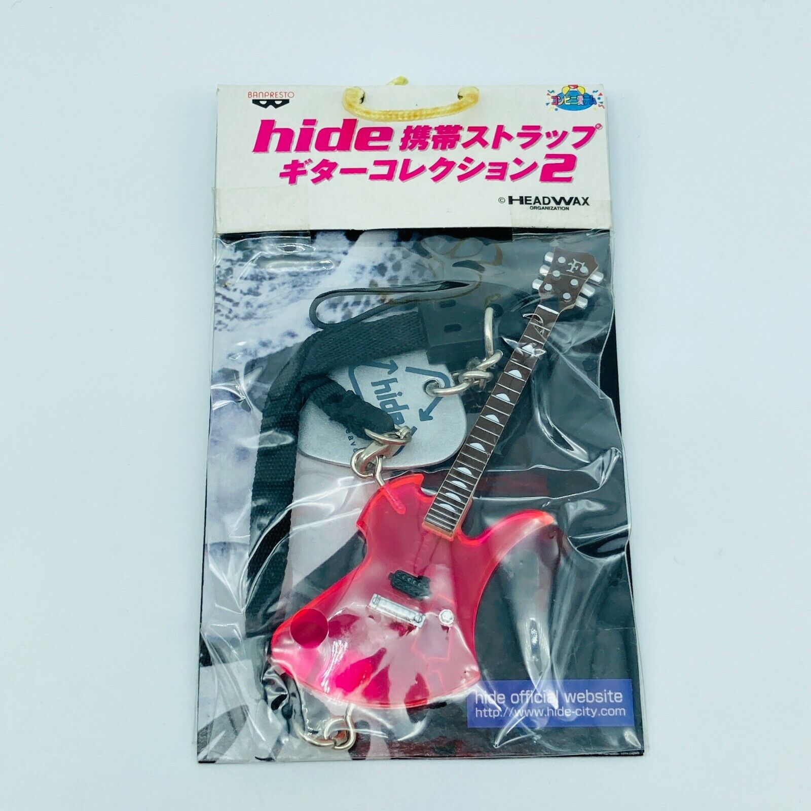 hide Guitar Collections 1/12 Shocking Pink Guitar Figure 2001 X JAPAN  YOSHIKI