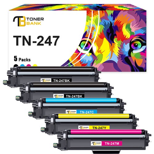Toner Compatible with Brother TN-243 TN-247 MFC-L3750CDW DCP-L3550 CDW L3510 CDW - Afbeelding 1 van 13